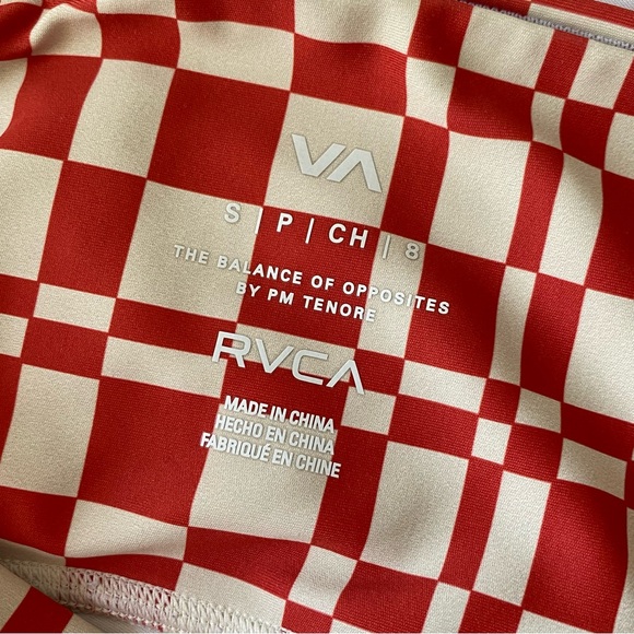 RVCA Checkerboard print leggings S - Picture 4 of 5
